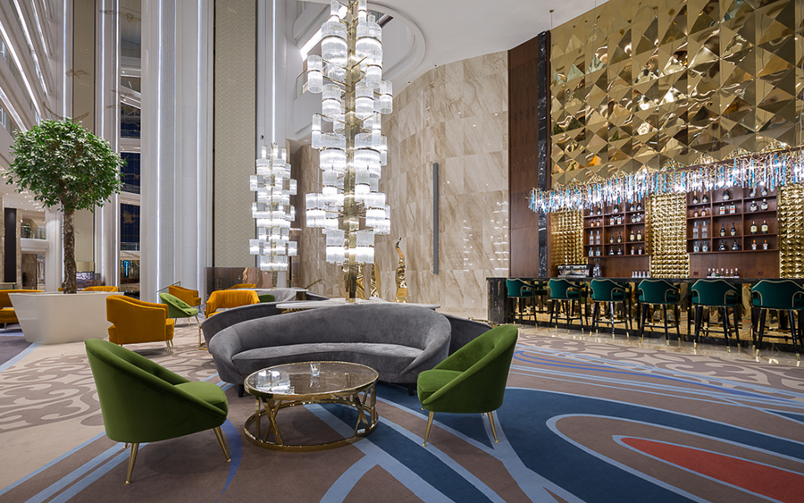 Upholstered Furniture: The Stunning Hilton Astana Hotel Design