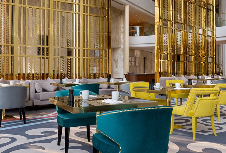 Upholstered Furniture - The Stunning Hilton Astana Hotel Design cover