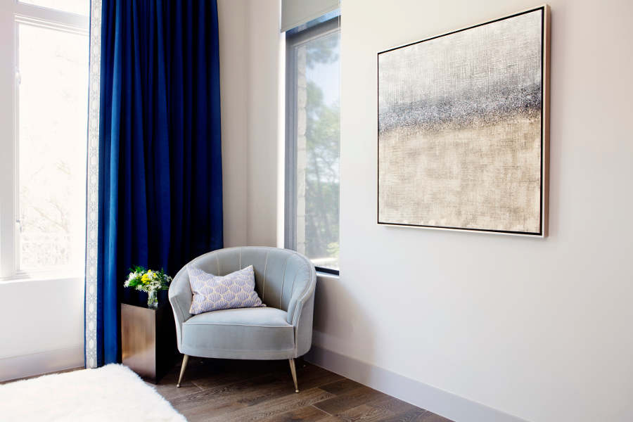 Etch Design Group: Eclectic Residence With Upholstered Furniture