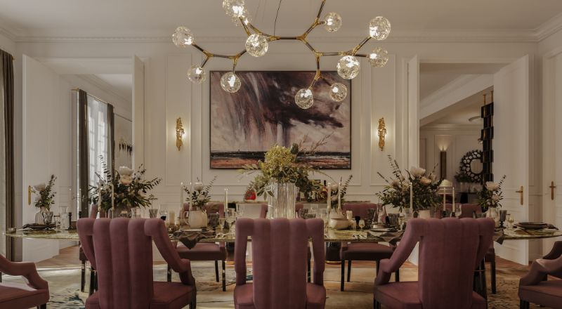 The Supernova Dining Room - A Bright and Powerful Decor