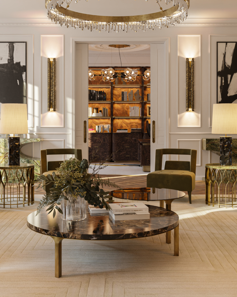 Michelle Boudreau Design Modern Living & Dining Room Designs